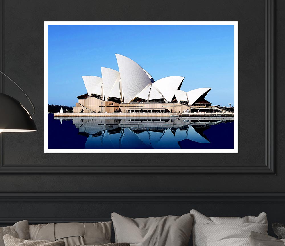 Sydney Opera House Reflections Print Poster Wall Art