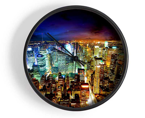 The Centre Of The Cities Energy Clock - Wallart-Direct UK