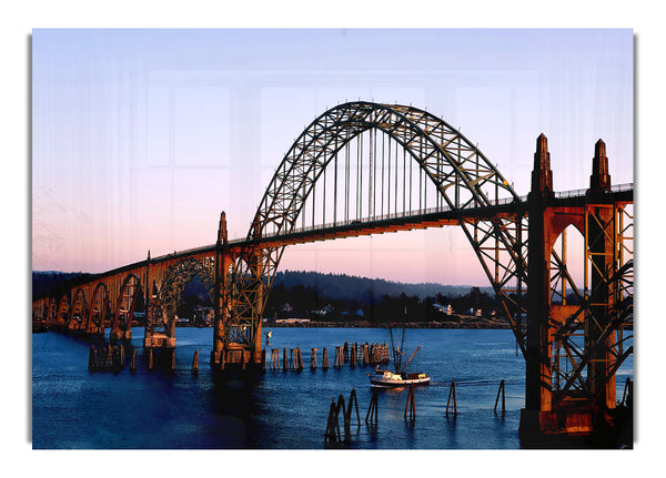 The Gothic Bridge Over The River