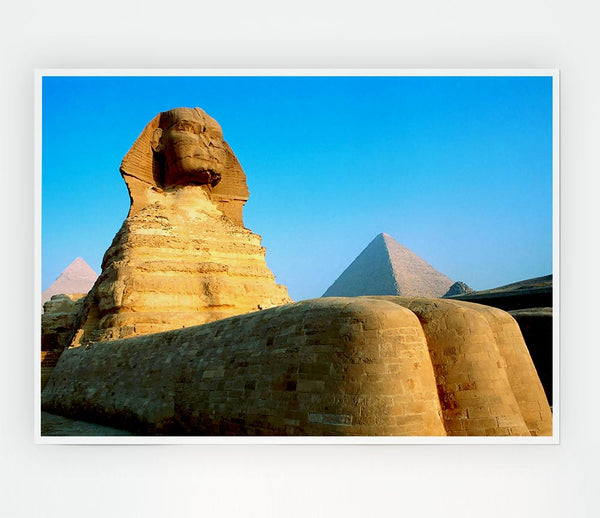 The Great Sphinx Egypt Print Poster Wall Art