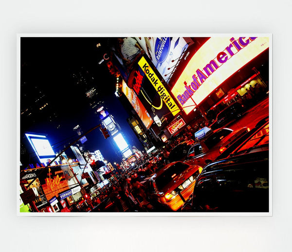 The Heart Of New York City Print Poster Wall Art