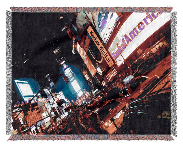 The Heart Of New York City Woven Blanket