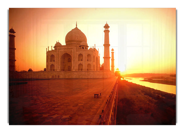 Das Taj Mahal bei Sonnenuntergang Indien