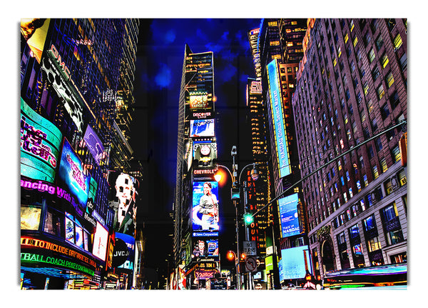 Nächte am Time Square in New York