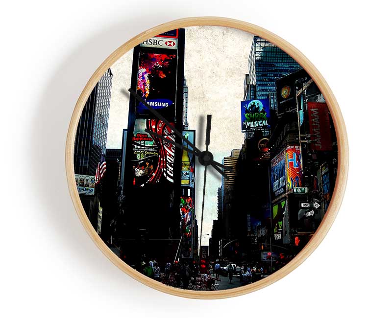 Times Square Clock - Wallart-Direct UK