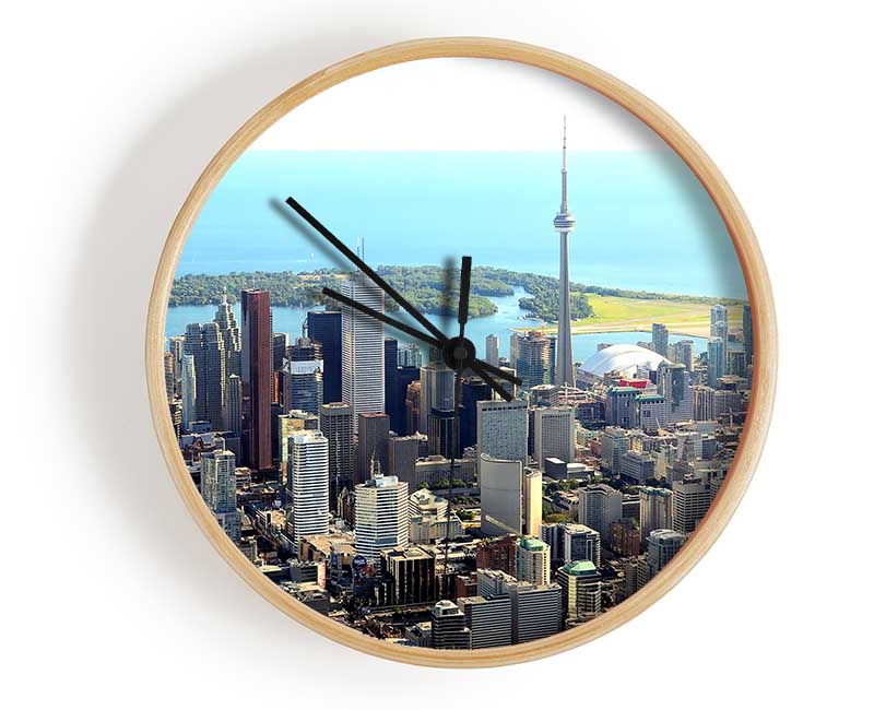 Toronto Canada Clock - Wallart-Direct UK