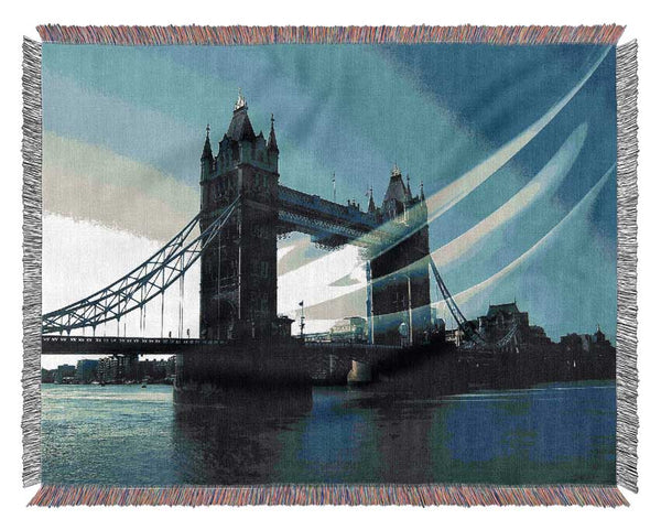 Tower Bridge London Trail Woven Blanket