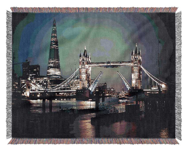 Tower Bridge Of London Woven Blanket