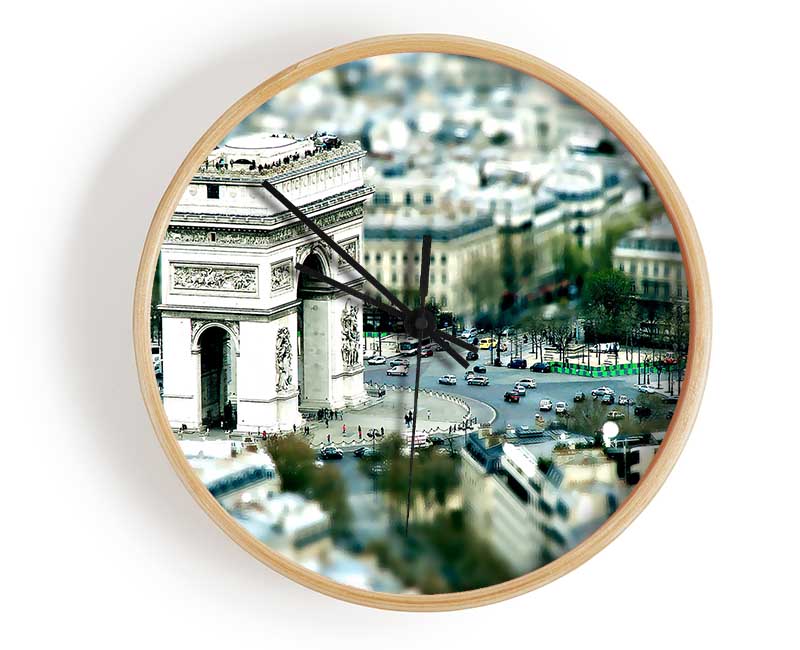 Triumphal Arch Paris Clock - Wallart-Direct UK