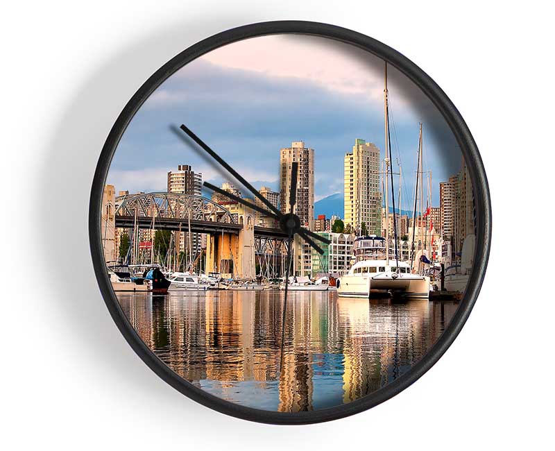 Vancouver Harbour Clock - Wallart-Direct UK