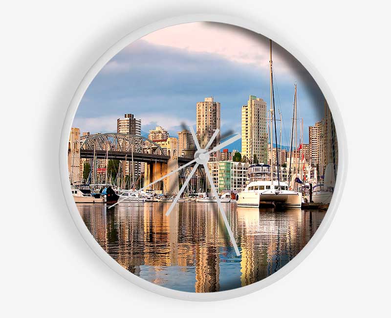 Vancouver Harbour Clock - Wallart-Direct UK