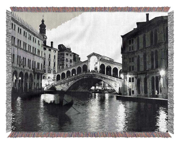 Venice Gondela Woven Blanket