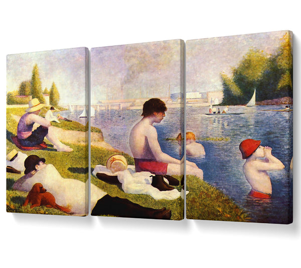 Seurat A Swimming Pool In Asnie`re