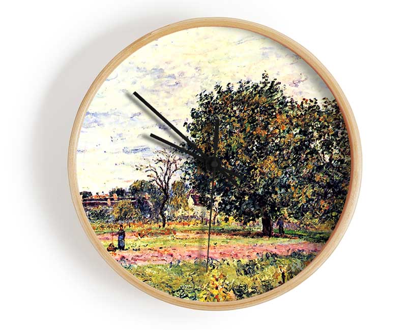 Sisley A Worker In The Field Clock - Wallart-Direct UK