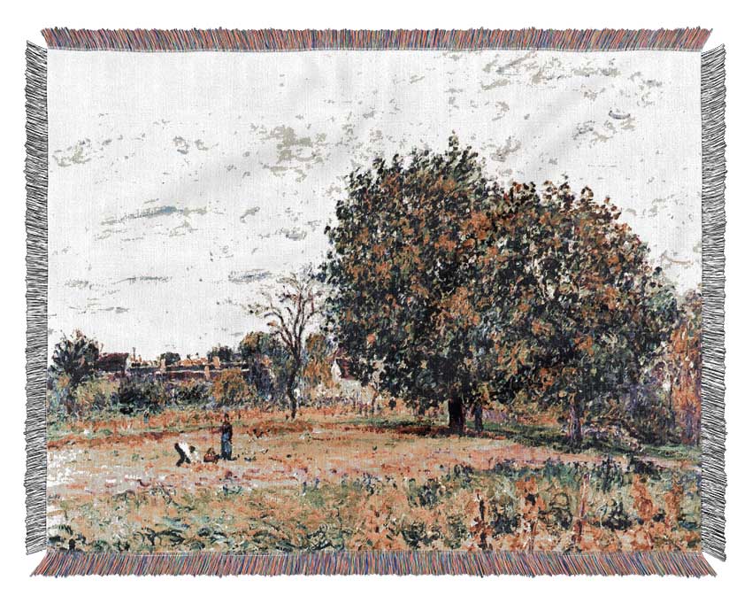 Sisley A Worker In The Field Woven Blanket