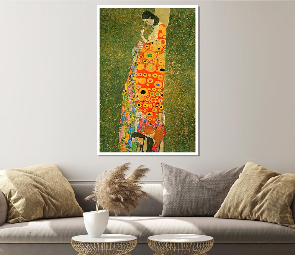 Klimt Abandoned Hope Print Poster Wall Art