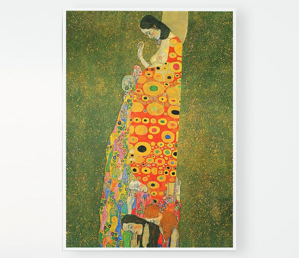 Klimt Abandoned Hope Print Poster Wall Art