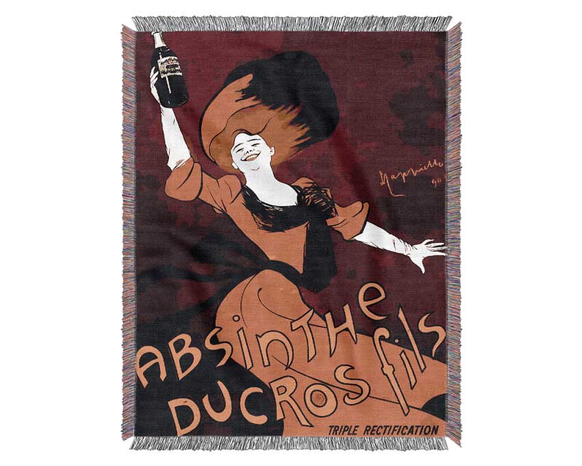 Absinthe Ducros Fils Woven Blanket