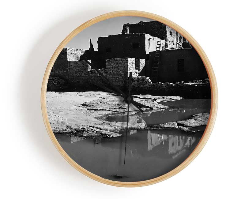 Ansel Adams Acoma Pueblo 3 Clock - Wallart-Direct UK