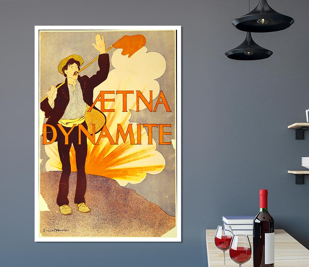 Aetna Dynamite Print Poster Wall Art