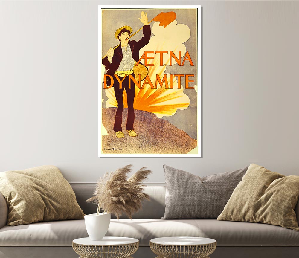 Aetna Dynamite Print Poster Wall Art