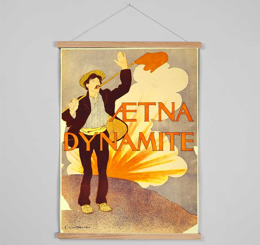 Aetna Dynamite Hanging Poster - Wallart-Direct UK