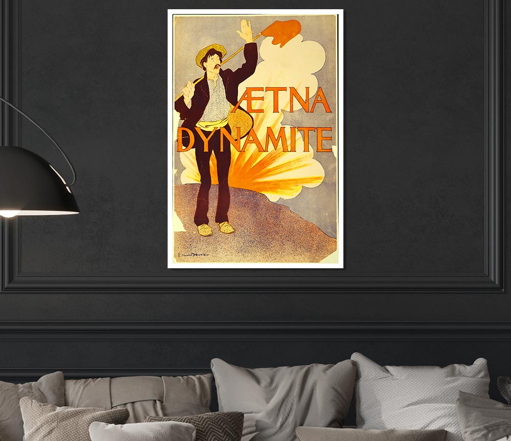 Aetna Dynamite Print Poster Wall Art