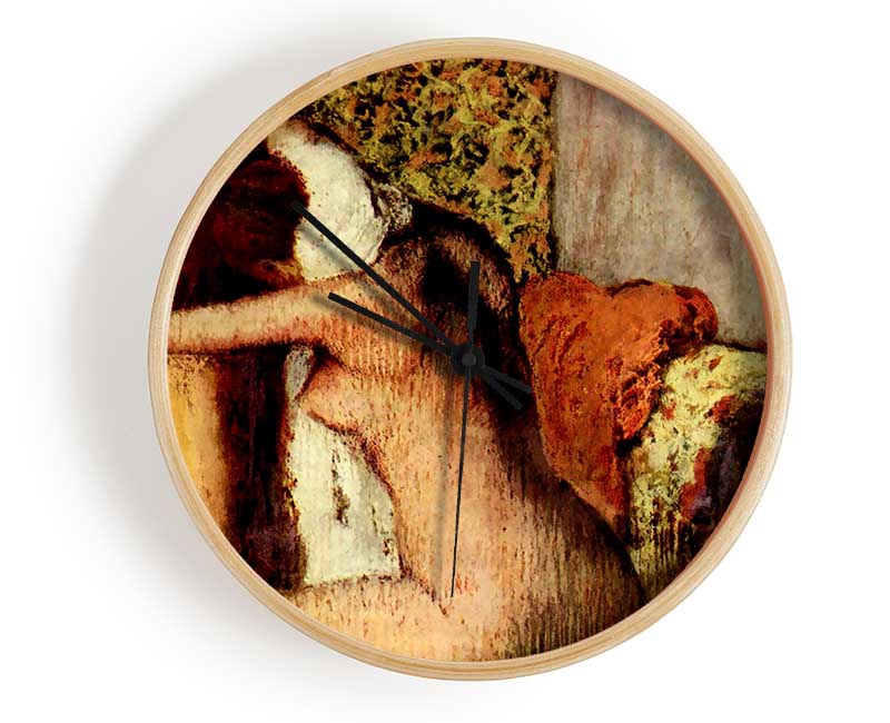 Degas After Bathing 2 Clock - Wallart-Direct UK