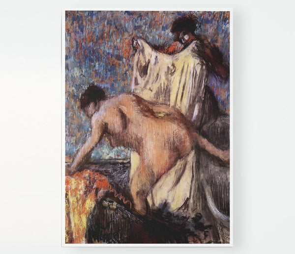 Degas After Bathing 3 Print Poster Wall Art