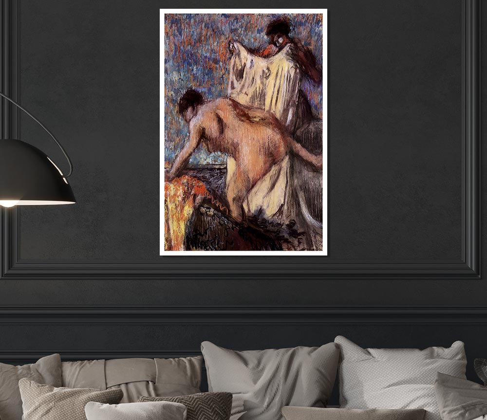 Degas After Bathing 3 Print Poster Wall Art