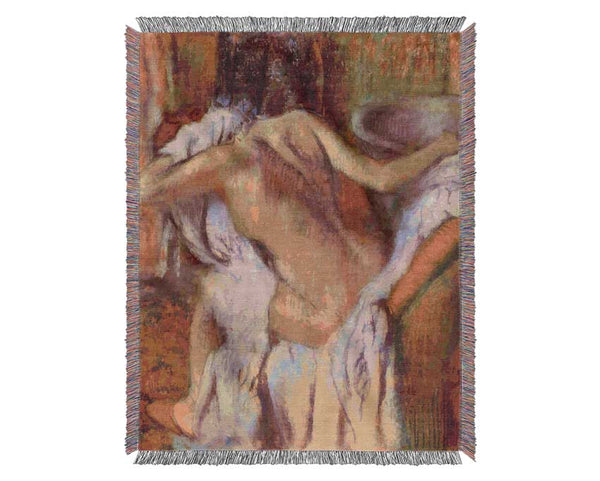 Degas After Bathing 4 Woven Blanket