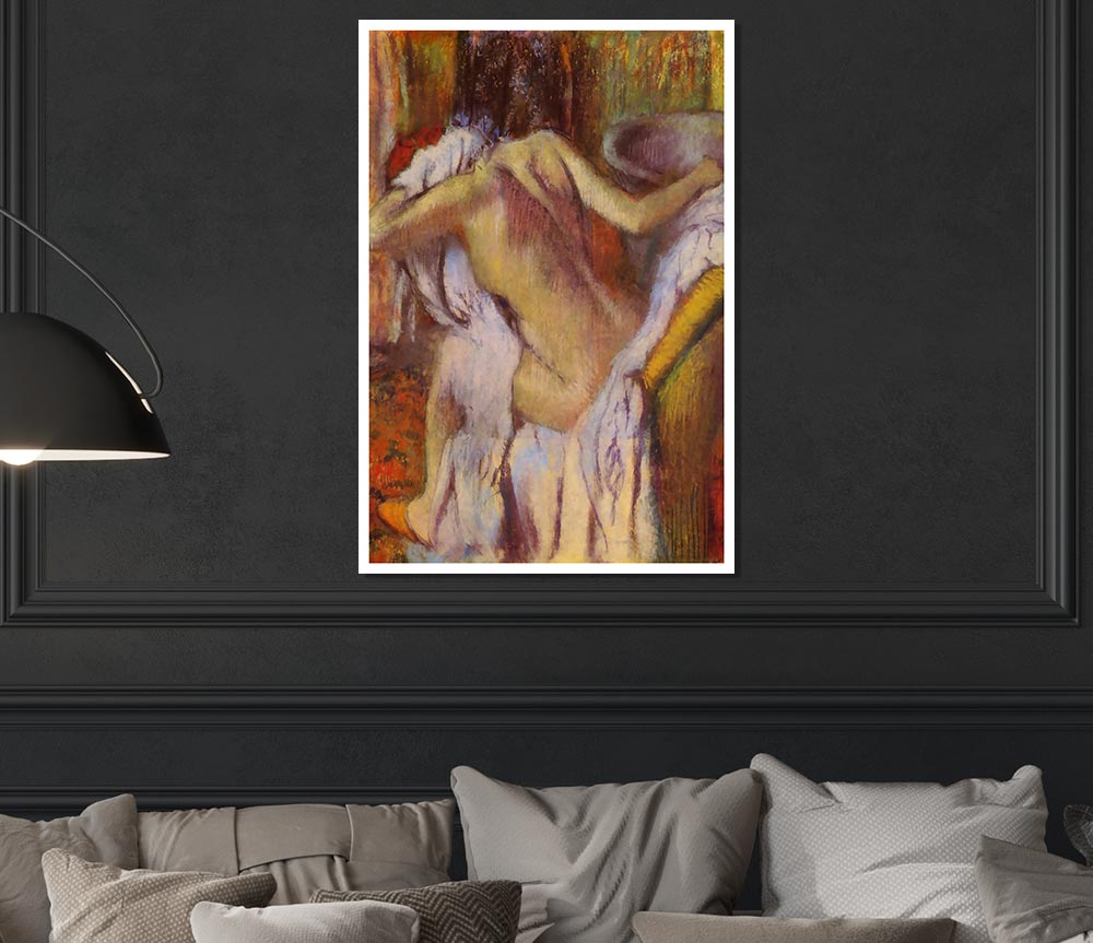 Degas After Bathing 4 Print Poster Wall Art