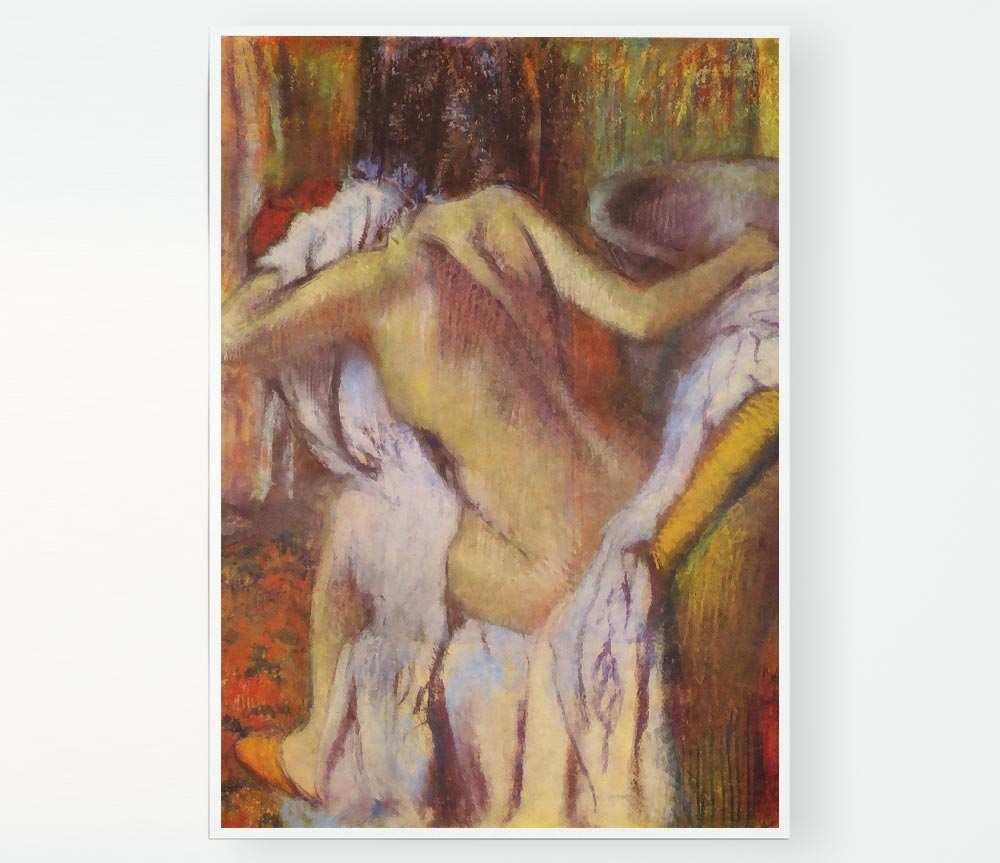 Degas After Bathing 4 Print Poster Wall Art