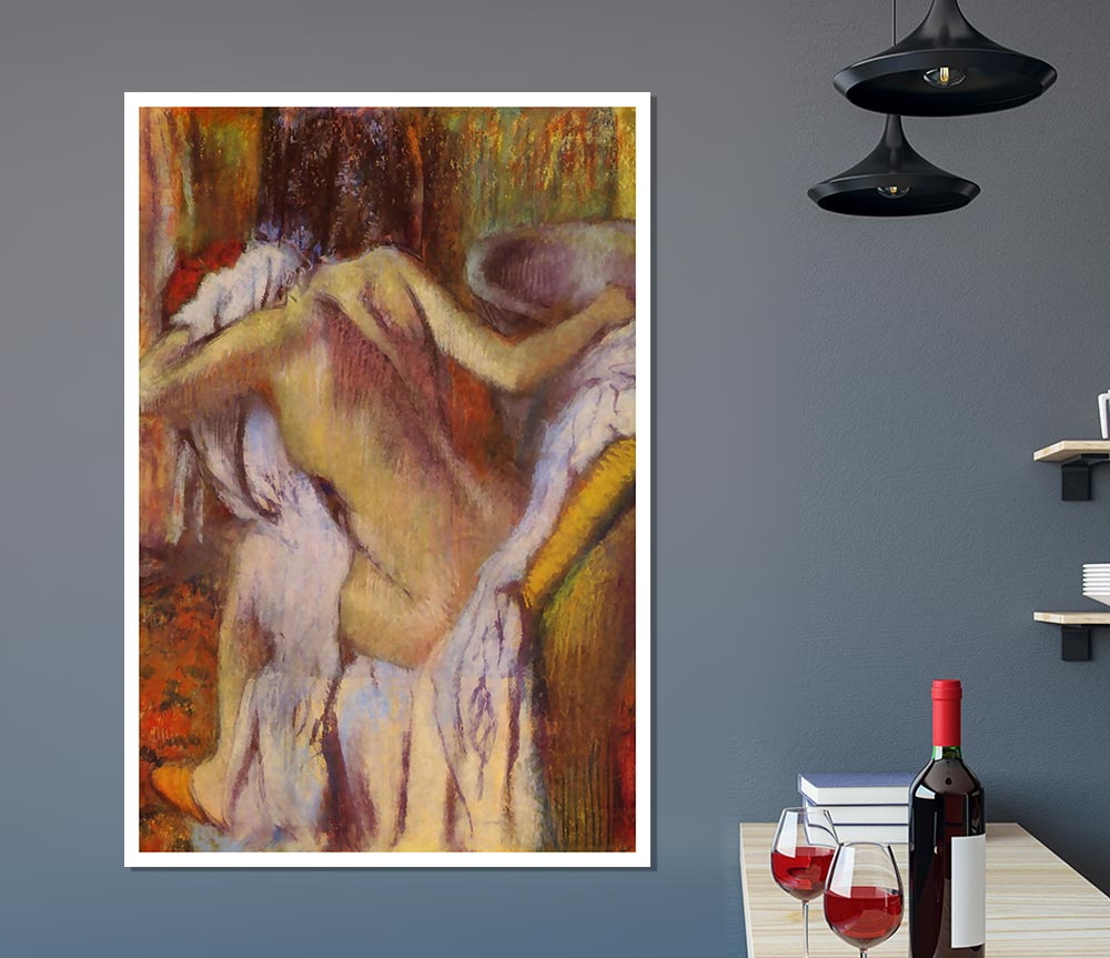 Degas After Bathing 4 Print Poster Wall Art