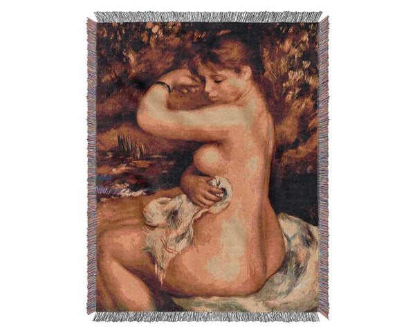 Renoir After The Bath Woven Blanket