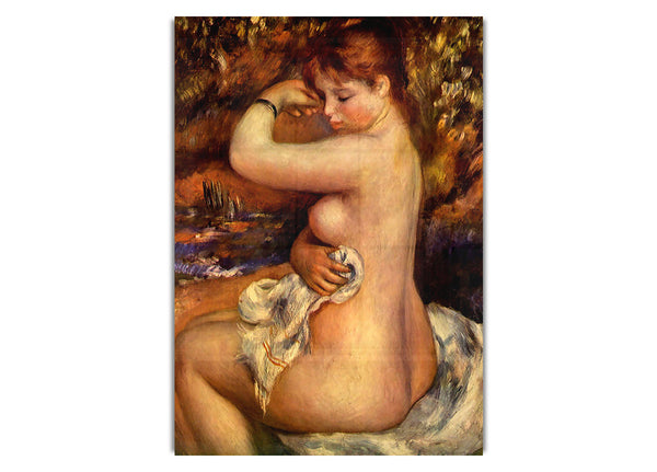 After The Bath By Renoir