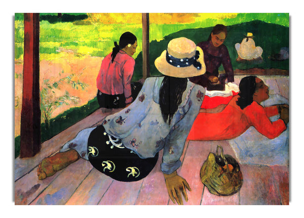 Afternoon Quiet Hour By Gauguin