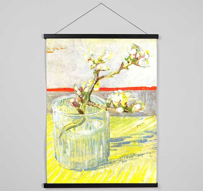 Van Gogh Almond Blossom Branch Hanging Poster - Wallart-Direct UK