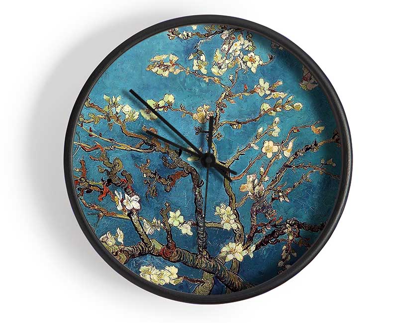 Van Gogh Almond Branches Clock - Wallart-Direct UK