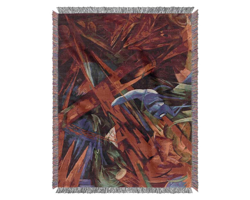 Franz Marc Animal Fates Woven Blanket