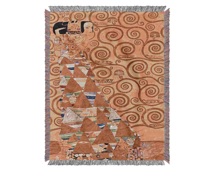 Klimt Anticipation Woven Blanket