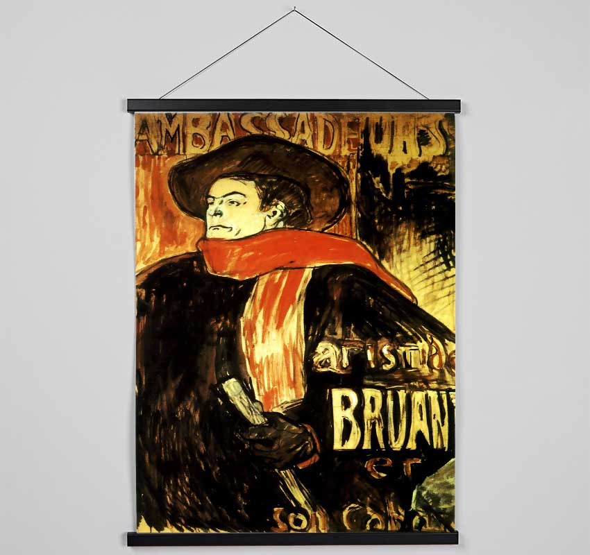 Toulouse Lautrec Aristide Bruant Study 2 Hanging Poster - Wallart-Direct UK