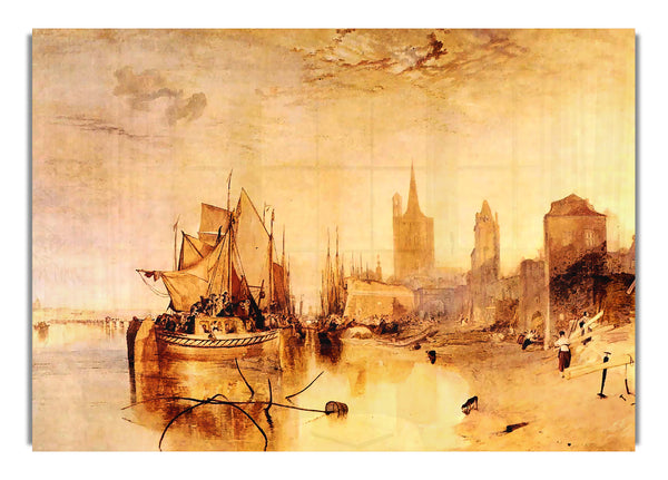 Arrival Of Boat, Cologne By Joseph Mallord Turner