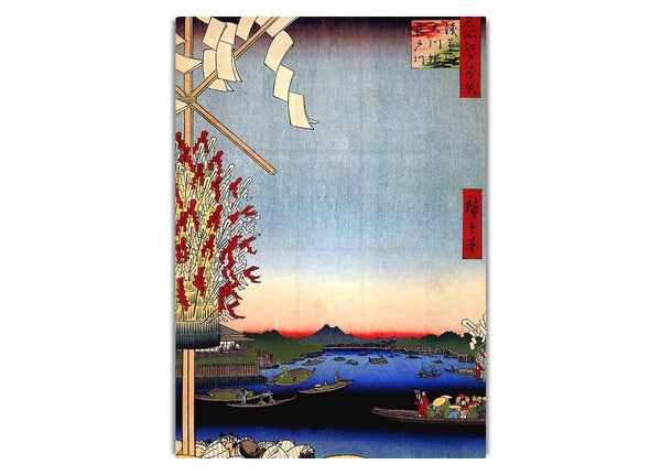 Asakusa River By Hiroshige