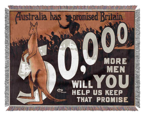 Australia Has Promised Britain Woven Blanket