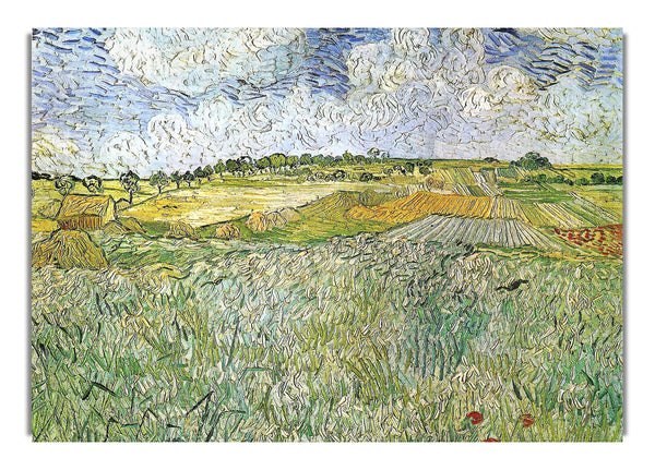 Auvers With Rain Clouds By Van Gogh