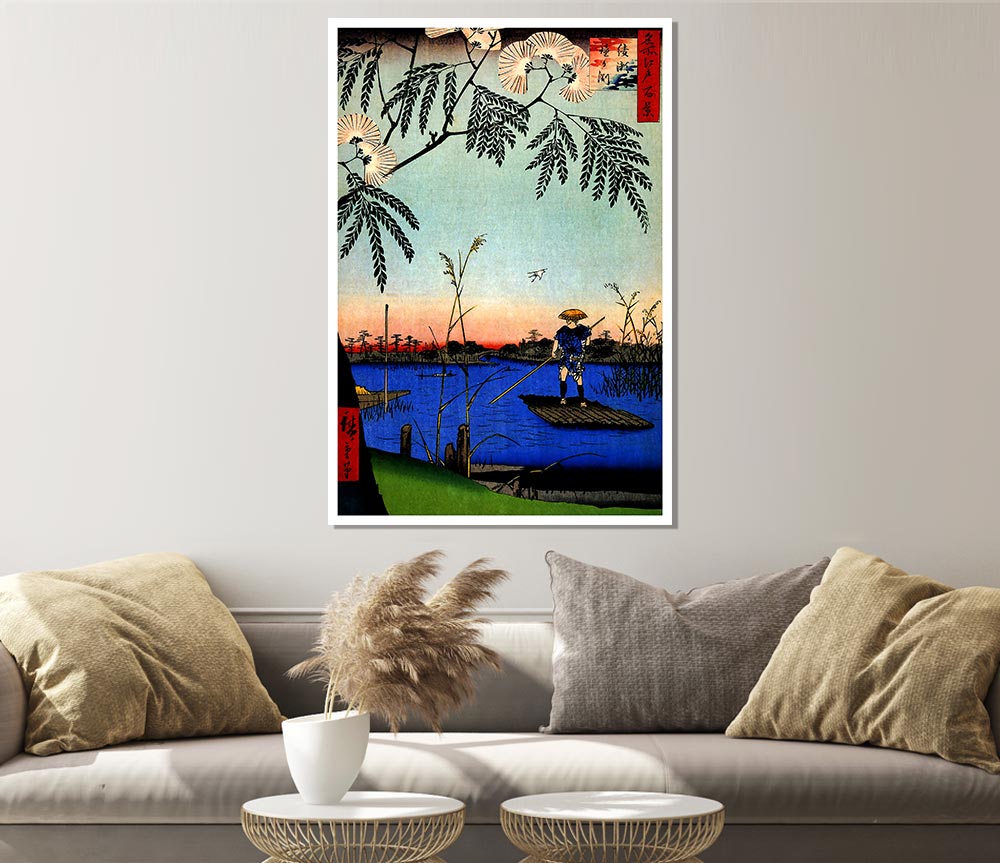 Hiroshige Ayase River Print Poster Wall Art