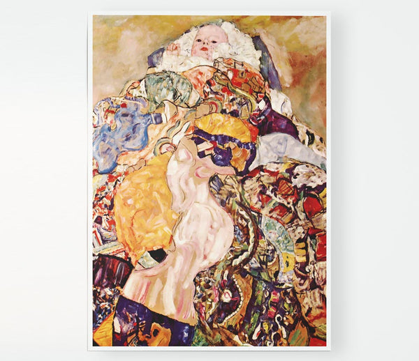 Klimt Baby Print Poster Wall Art