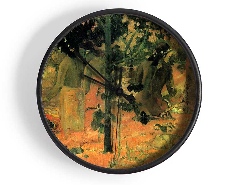 Gauguin Badende Clock - Wallart-Direct UK