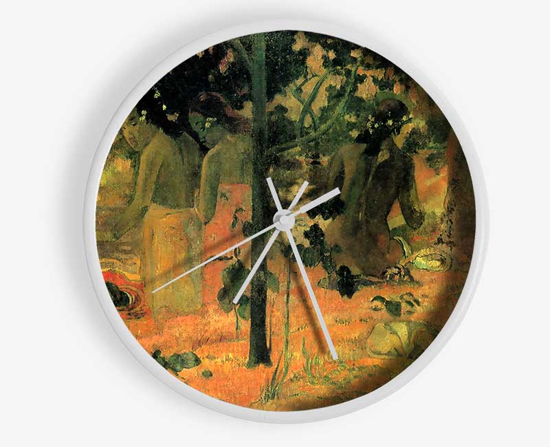 Gauguin Badende Clock - Wallart-Direct UK